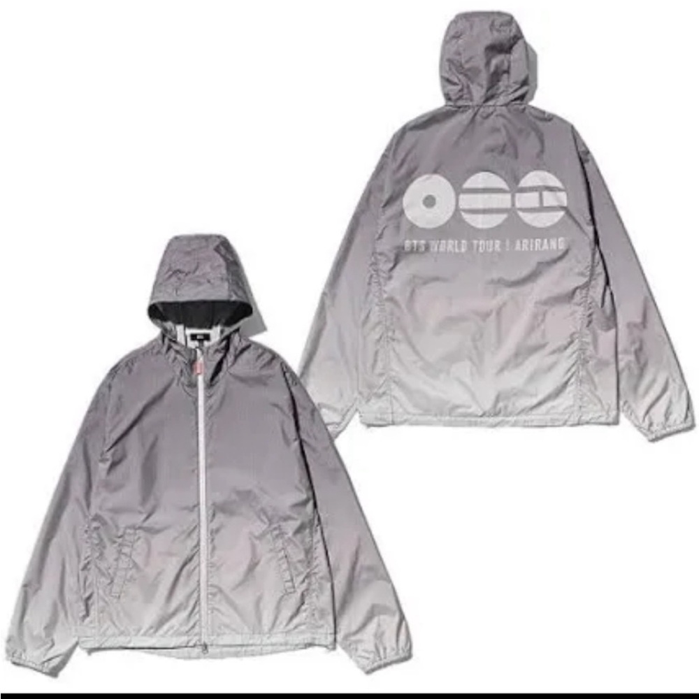 NWT BTS OFFICIAL WIND JACKET Arirang Tour Merch Windbreaker